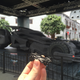 Illustration for article titled Hot Wheels Batmobile meets real Batmobile!